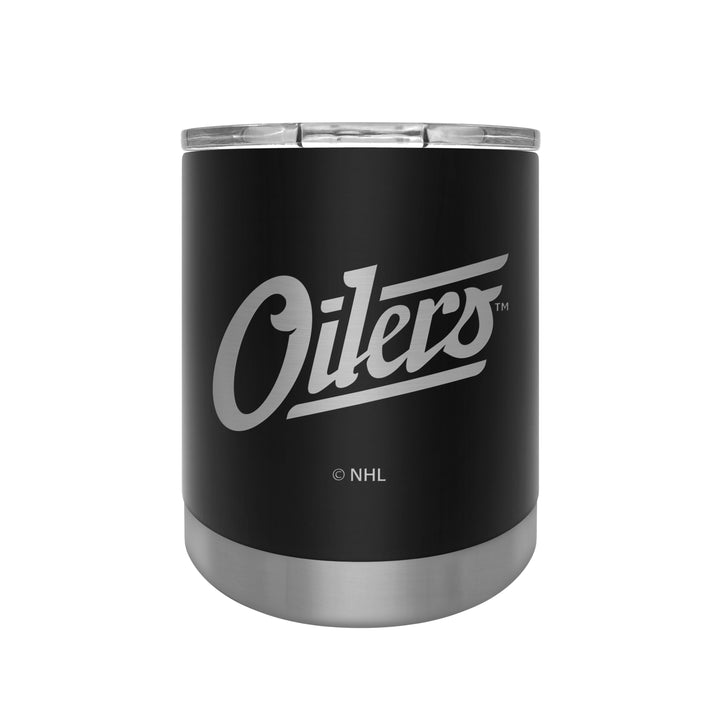 Edmonton Oilers Alternate Script 12oz Executive Stainless Steel Tumbler