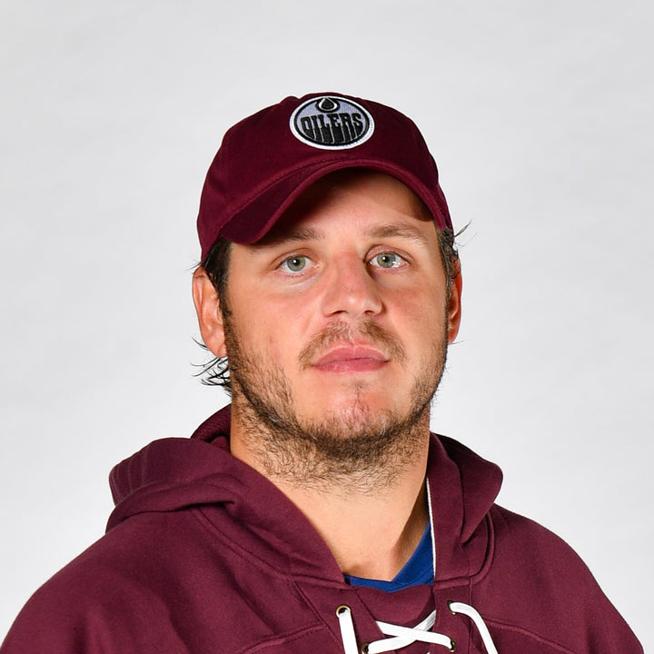 Edmonton Oilers CCM Maroon Acai Slouch Adjustable Hat