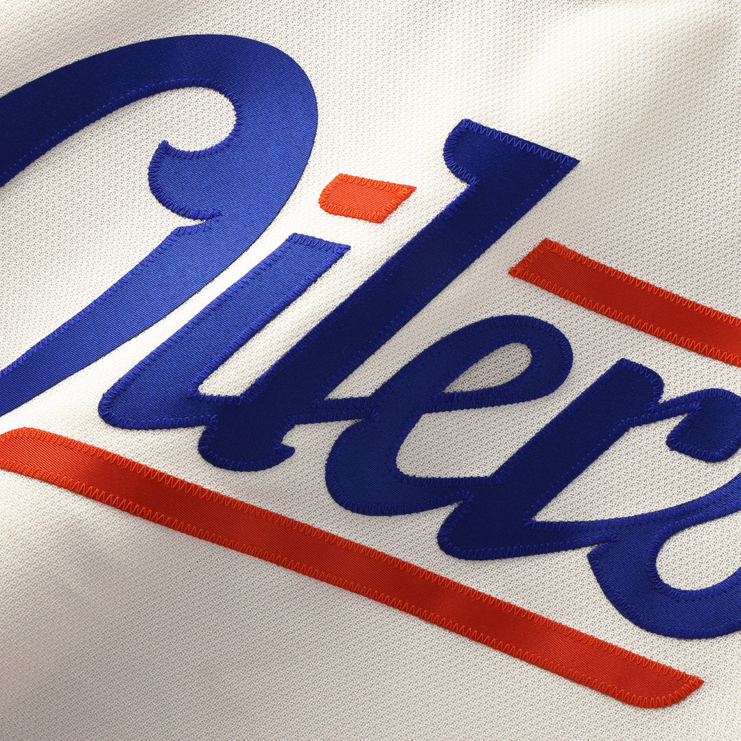 Edmonton Oilers Fanatics Blank Authentic Pro On Ice Cream Alternate Jersey