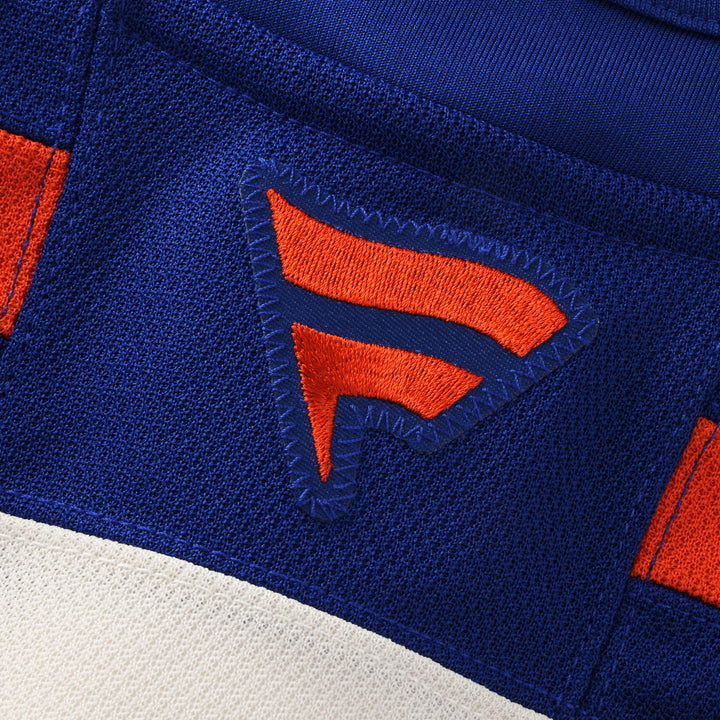 Edmonton Oilers Fanatics Blank Authentic Pro On Ice Cream Alternate Jersey