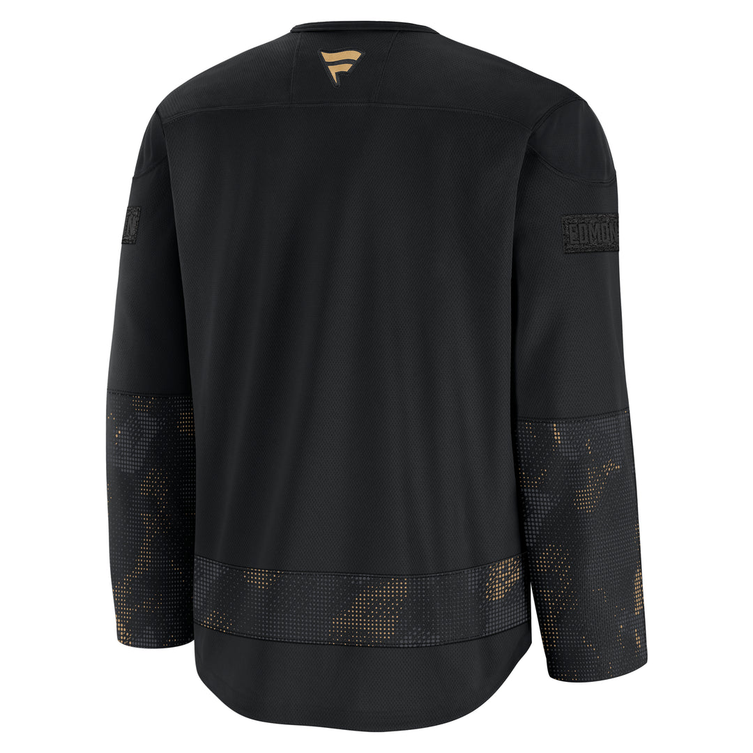 Edmonton Oilers Fanatics Breakaway Military Appreciation Jersey