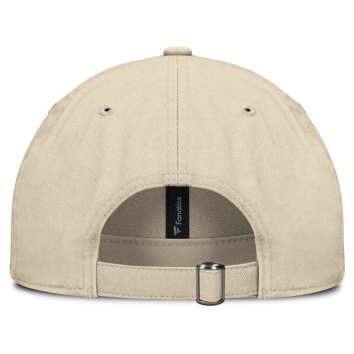 Edmonton Oilers Fanatics Cream Archer Alternate Logo Adjustable Hat