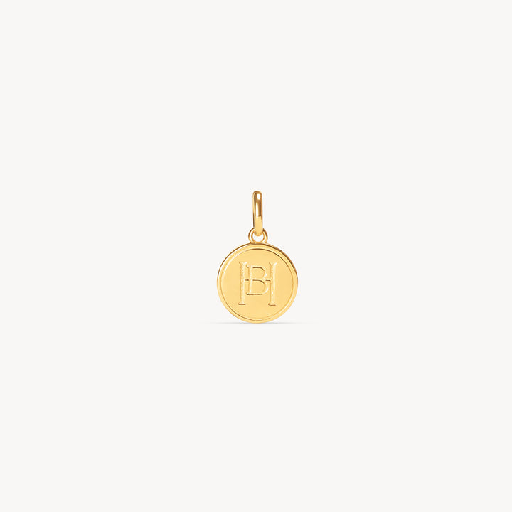 Edmonton Oilers Hillberg & Berk Gold Medallion Charm