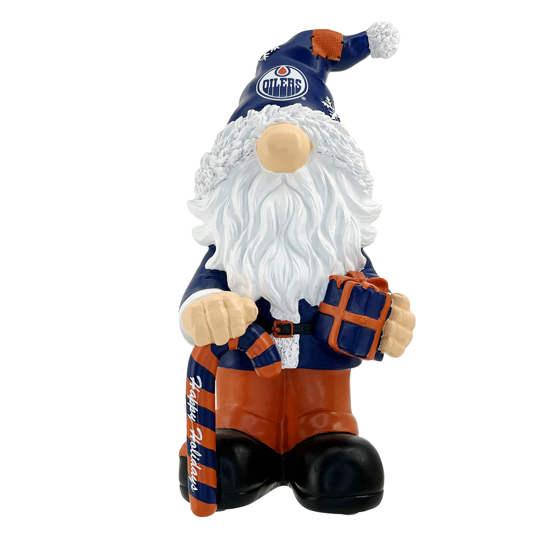 Edmonton Oilers Holiday Gnome Figurine