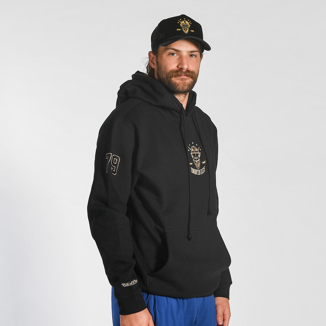 Edmonton Oilers Mitchell & Ness Golden Egg Black Hoodie