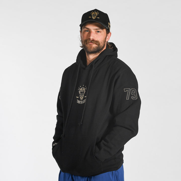 Edmonton Oilers Mitchell & Ness Golden Egg Black Hoodie