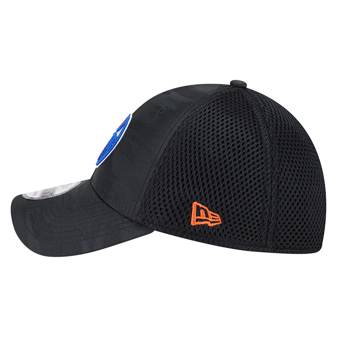 Edmonton Oilers New Era Black Camo 39THIRTY Flex Hat