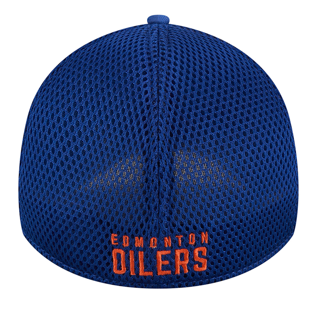Edmonton Oilers New Era Blue Camo 39THIRTY Flex Hat