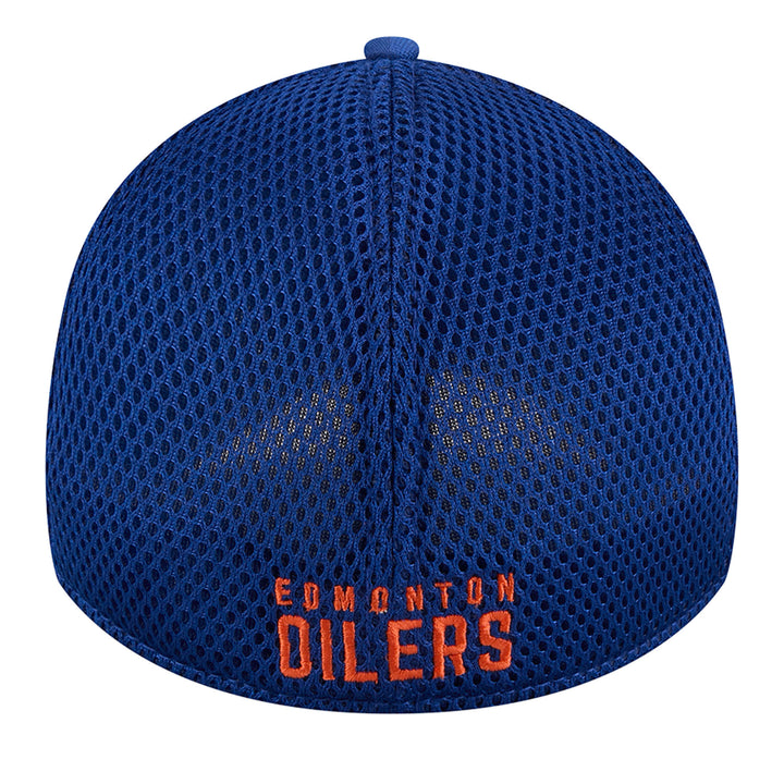 Edmonton Oilers New Era Blue Camo 39THIRTY Flex Hat