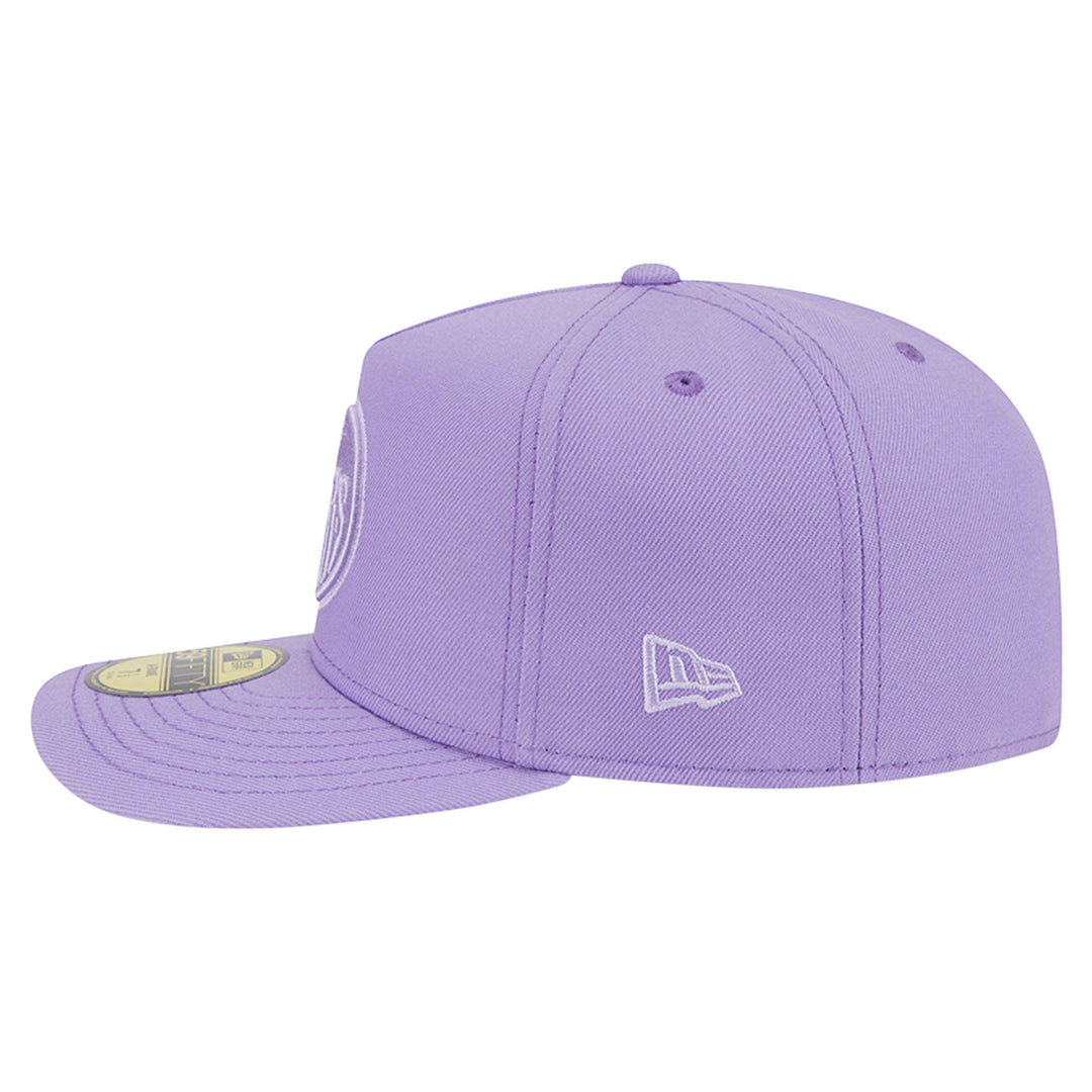 Edmonton Oilers New Era Color Pack Lavender Purple 59FIFTY A-Frame Fitted Hat