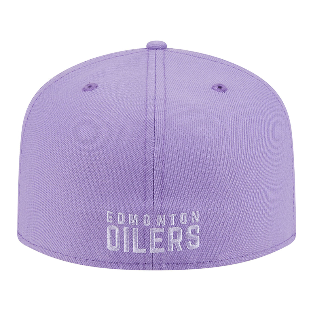 Edmonton Oilers New Era Color Pack Lavender Purple 59FIFTY A-Frame Fitted Hat