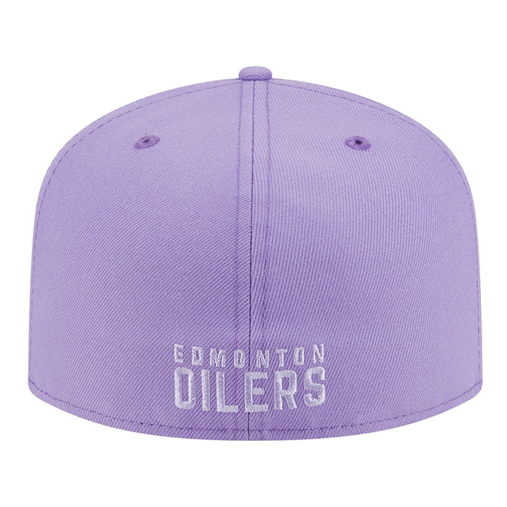 Edmonton Oilers New Era Color Pack Lavender Purple 59FIFTY A-Frame Fitted Hat