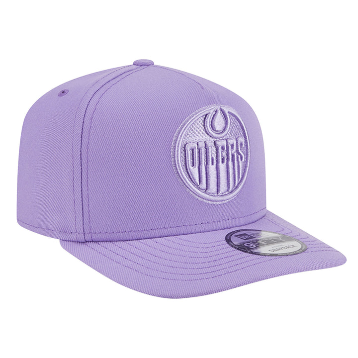Edmonton Oilers New Era Color Pack Lavender Purple 9FIFTY A-Frame Snapback Hat