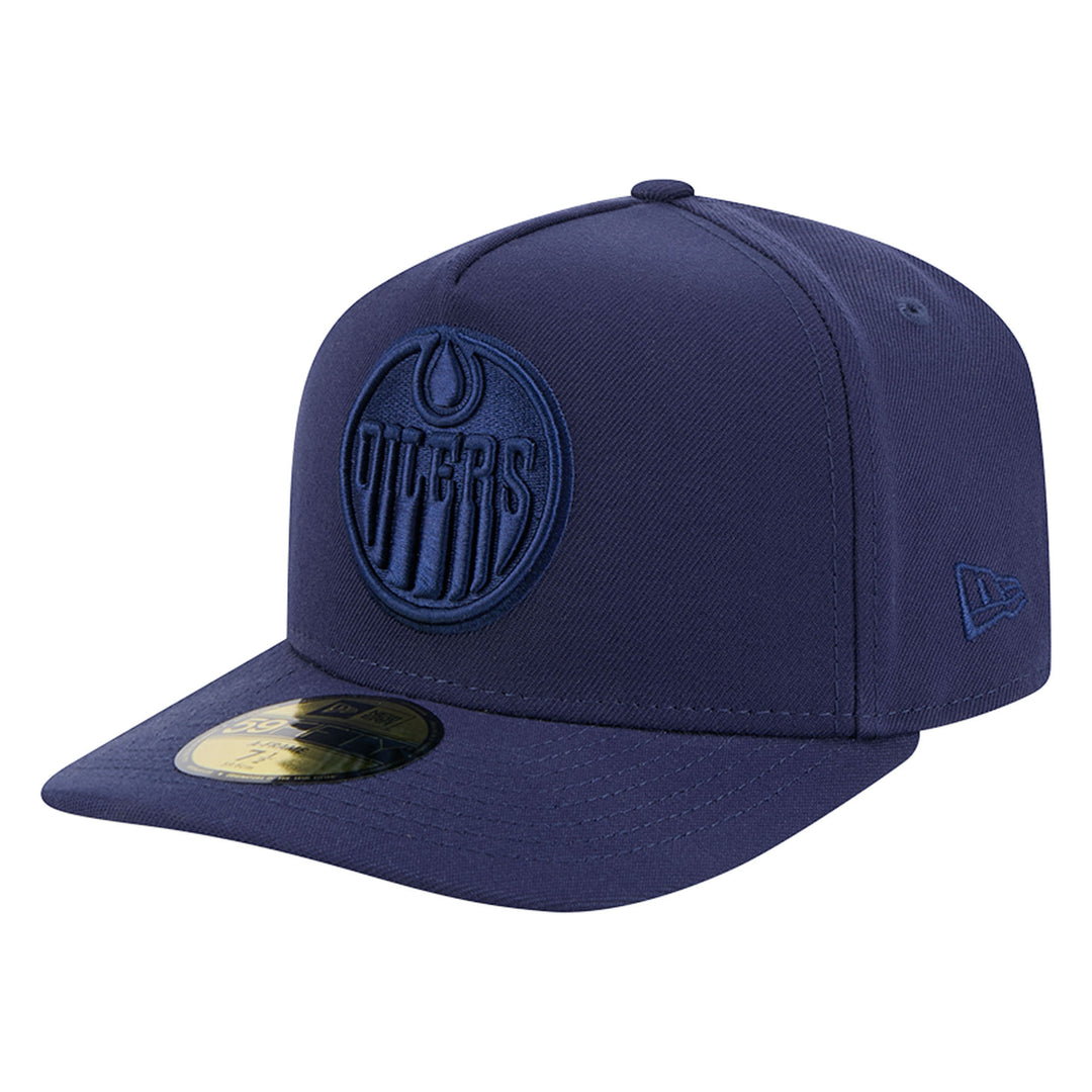 Edmonton Oilers New Era Color Pack Navy Blue 59FIFTY A-Frame Fitted Hat