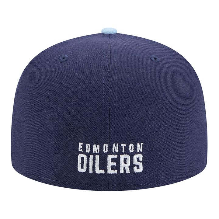 Edmonton Oilers New Era Color Pack Navy & Sky Blue 59FIFTY Fitted Hat