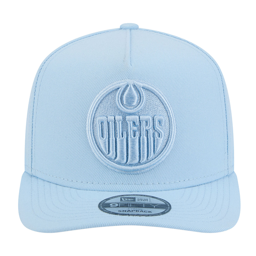 Edmonton Oilers New Era Color Pack Sky Blue 9FIFTY A-Frame Snapback Hat
