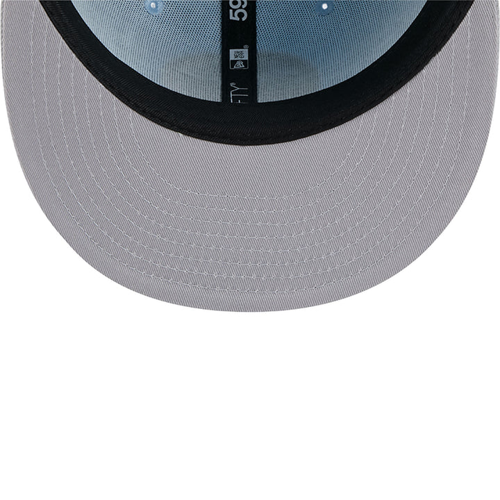 Edmonton Oilers New Era Color Pack Sky Blue & Grey 59FIFTY Fitted Hat