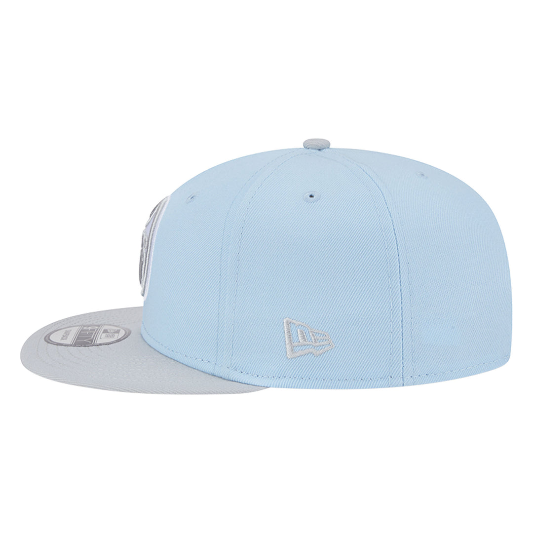 Edmonton Oilers New Era Color Pack Sky Blue & Grey 9FIFTY Snapback Hat