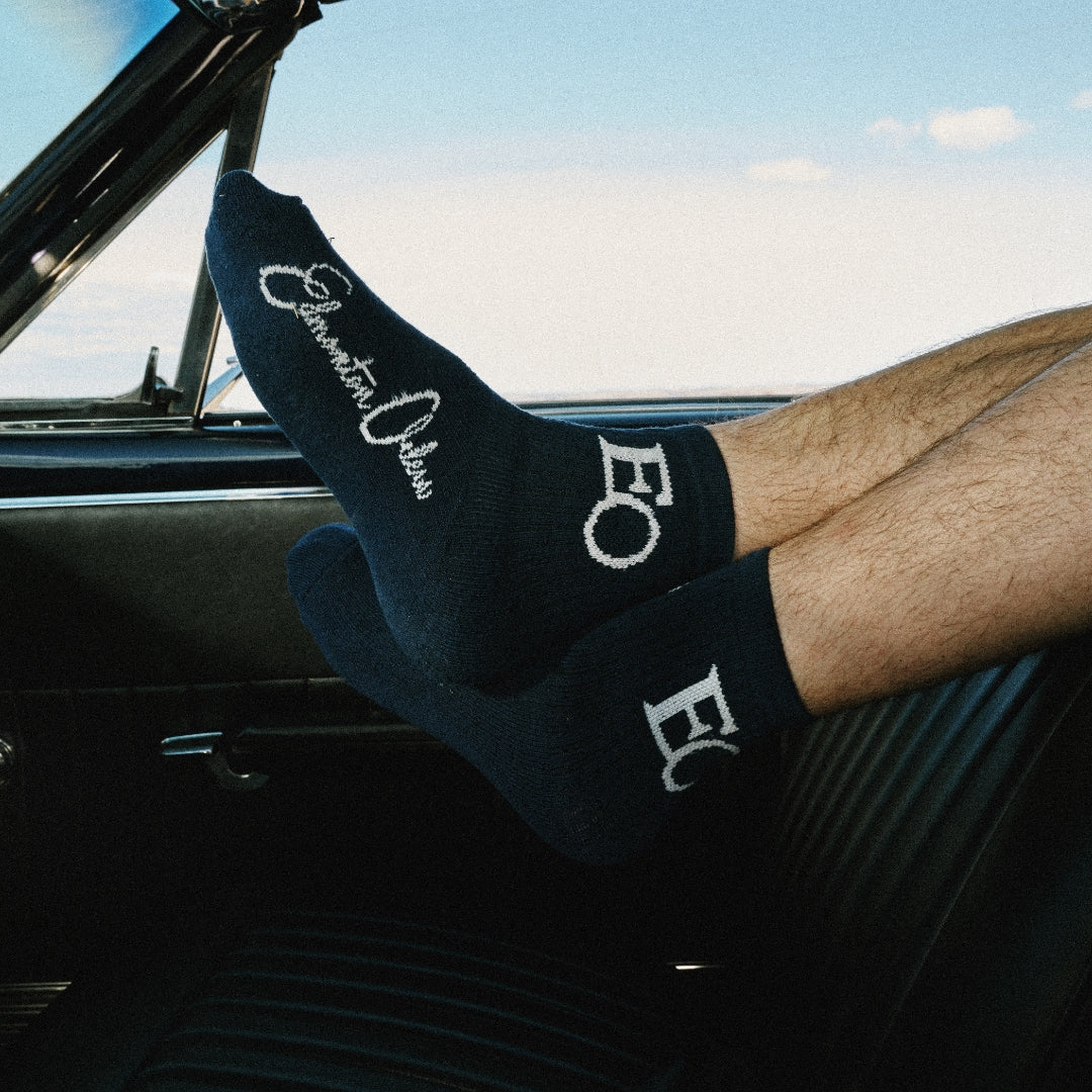 Edmonton Oilers Sports Club Atelier by Lauren McDavid Navy Everyday Crew Ankle Socks