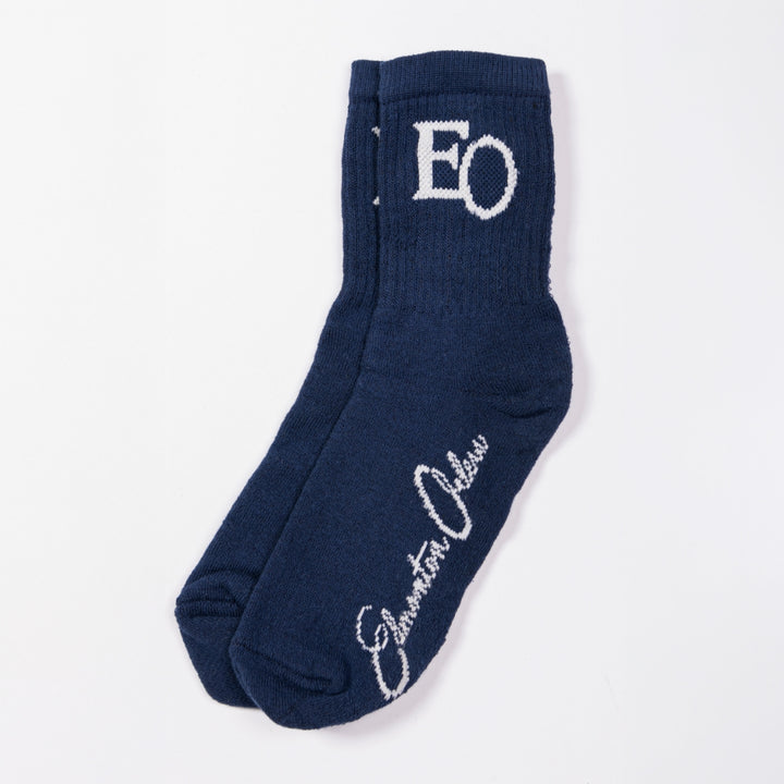 Edmonton Oilers Sports Club Atelier by Lauren McDavid Navy Everyday Crew Ankle Socks