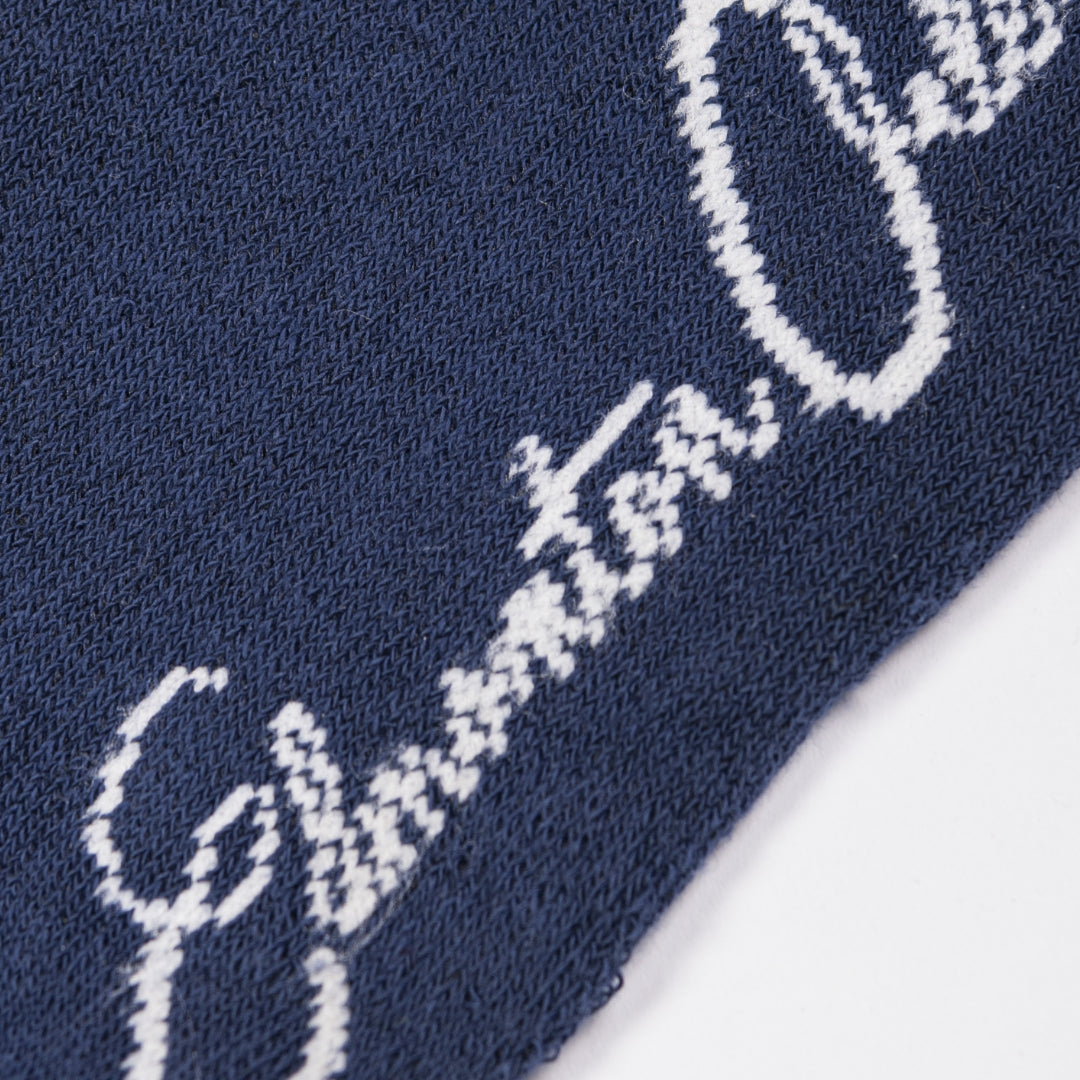 Edmonton Oilers Sports Club Atelier by Lauren McDavid Navy Everyday Crew Ankle Socks