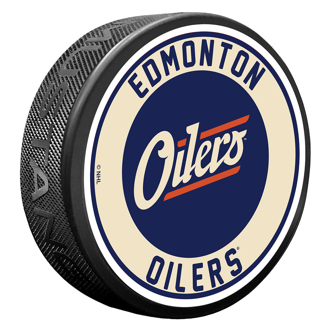Edmonton Oilers Team Alternate Logo Puck