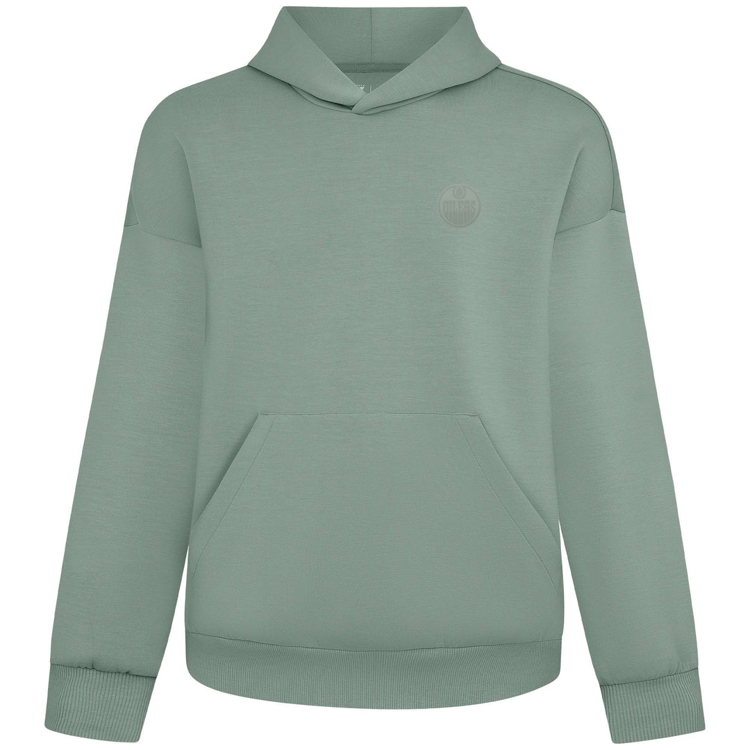 Edmonton Oilers Unisex Levelwear Luxe Sage Green Hoodie