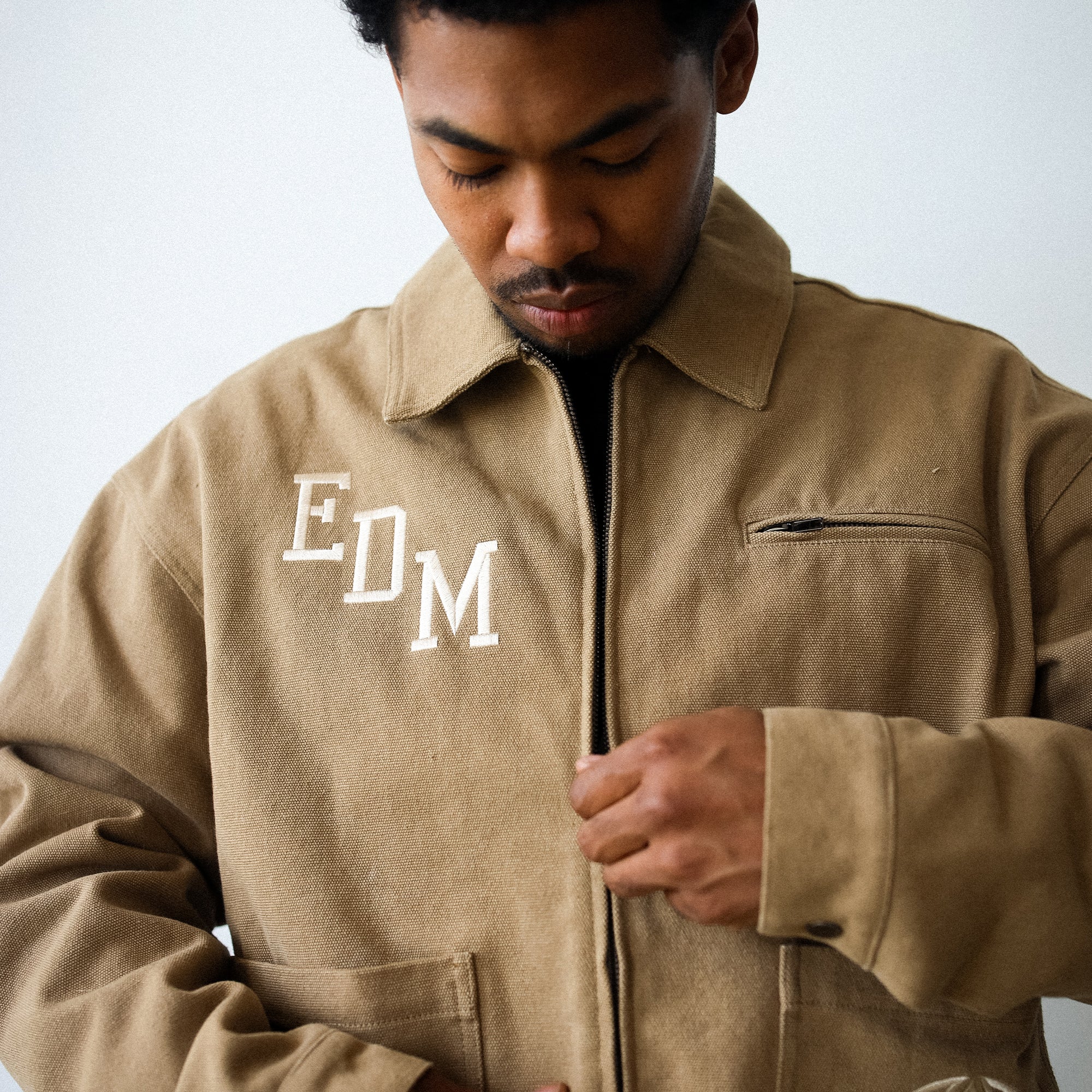 Edmonton Oilers Unisex Peace Collective Brown Duck Canvas Work