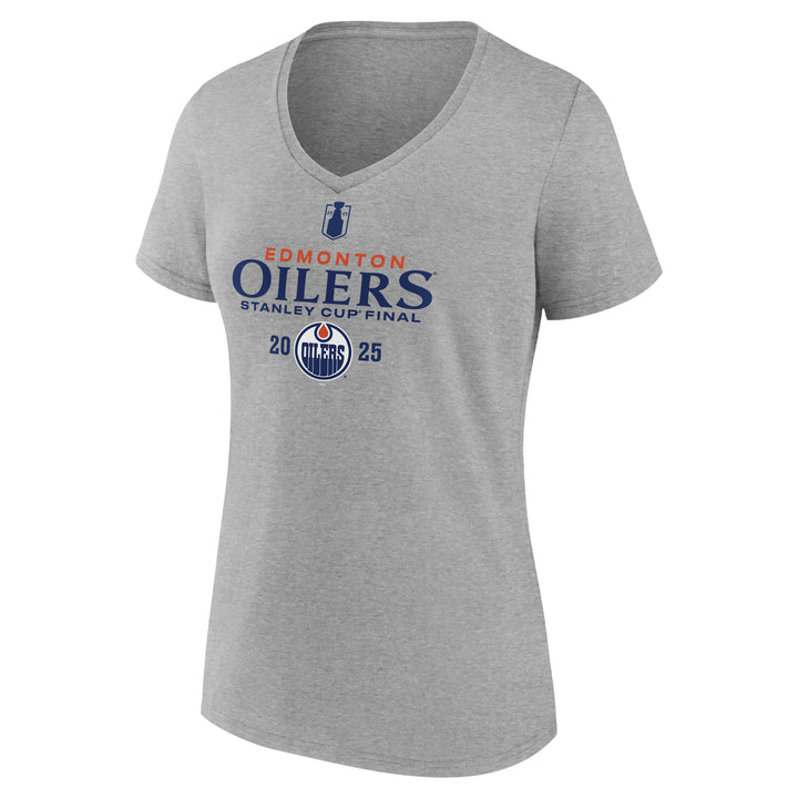 Edmonton Oilers Women's 2025 Stanley Cup Playoffs Fanatics Stanley Cup Final Roster T-Shirt