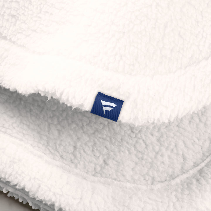 Edmonton Oilers Women's Fanatics Cream Sherpa Sweatshirt