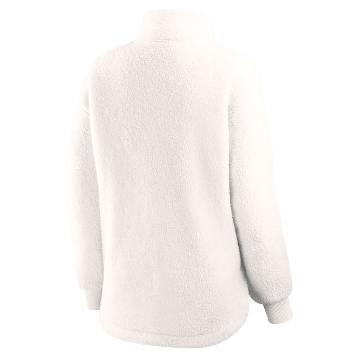 Edmonton Oilers Women's Fanatics Cream Sherpa Sweatshirt