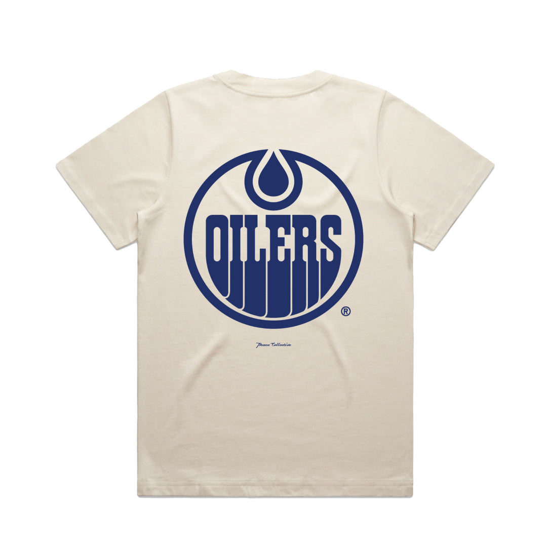Edmonton Oilers Women's Peace Collective Essentials Cream Heavyweight T-Shirt