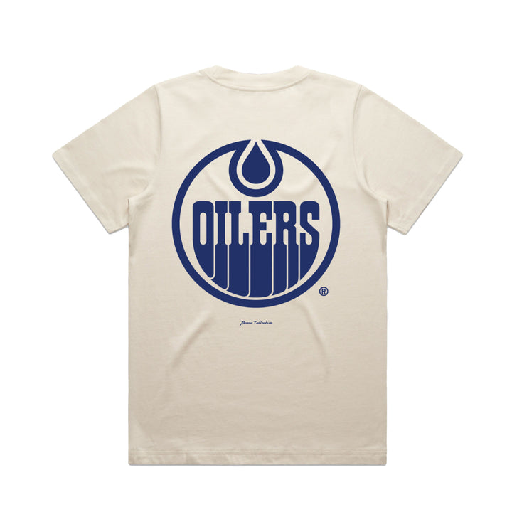 Edmonton Oilers Women's Peace Collective Essentials Cream Heavyweight T-Shirt