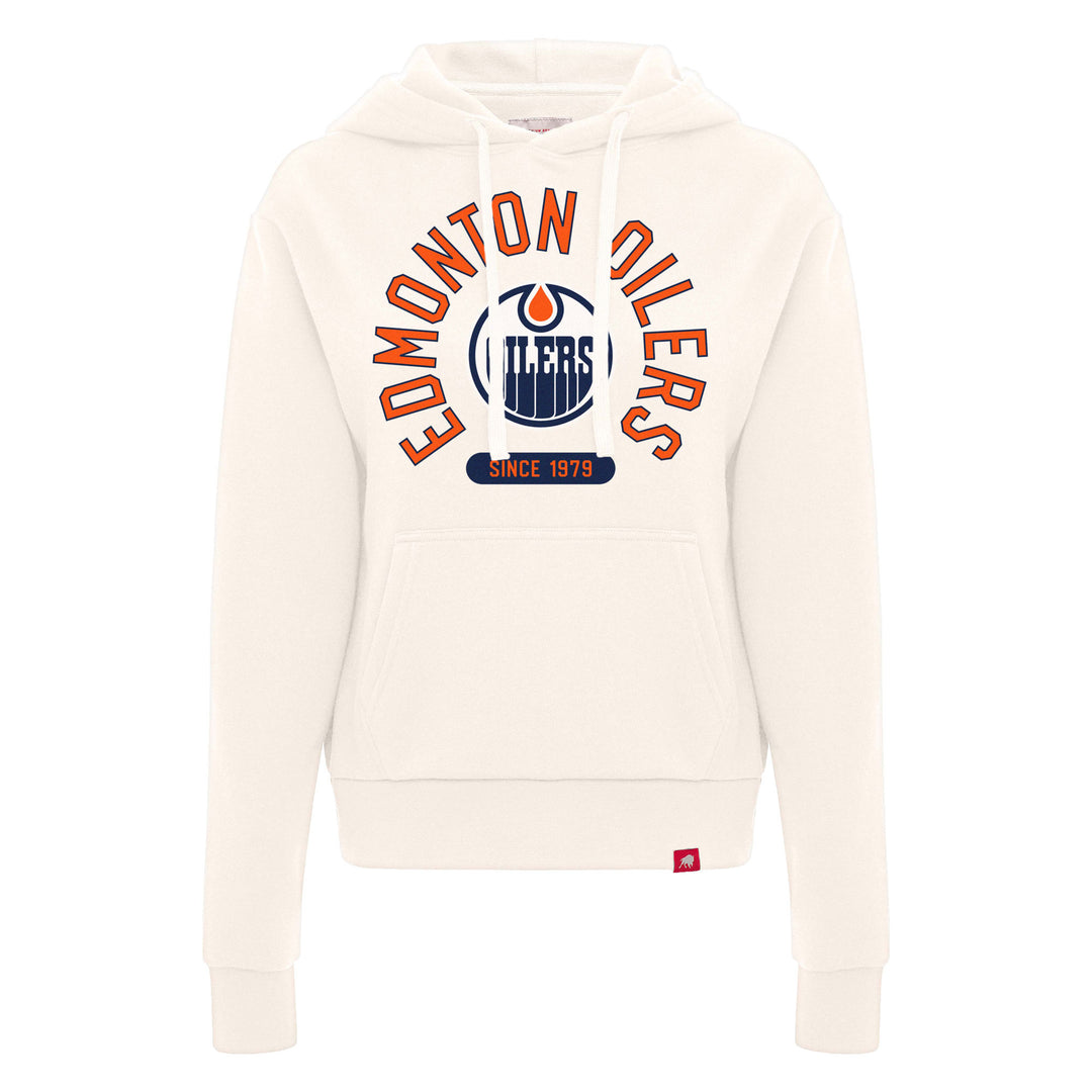 Edmonton Oilers Women's Sportiqe Ava Cream Kimble Hoodie
