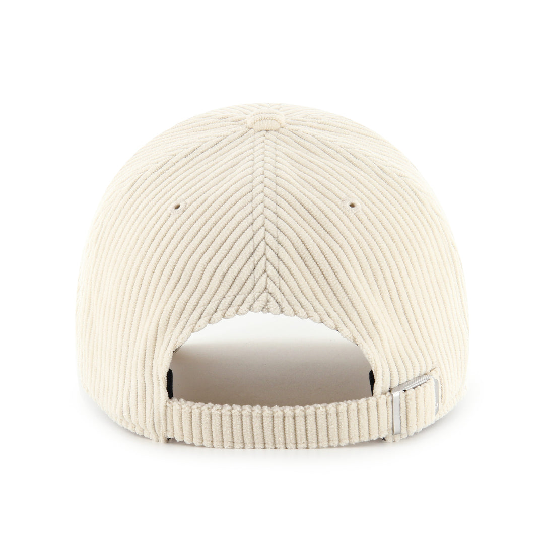 Edmonton Oilers Women's '47 Cream Mellow Thick Cord Clean Up Adjustable Hat