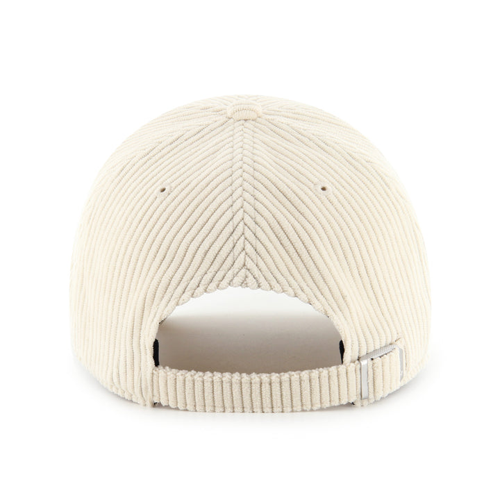 Edmonton Oilers Women's '47 Cream Mellow Thick Cord Clean Up Adjustable Hat