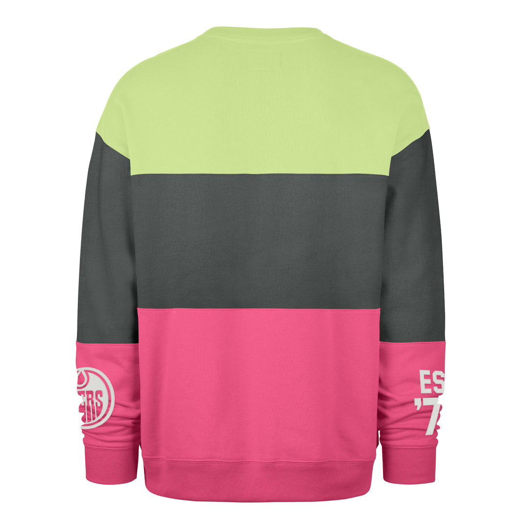 Edmonton Oilers Women's '47 On Five Lumi Maximalist Crewneck Sweatshirt