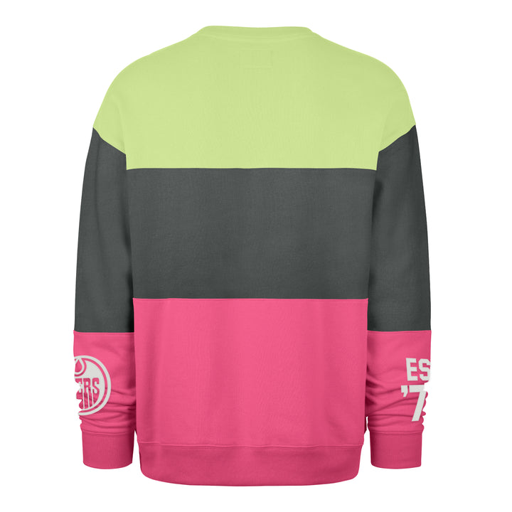Edmonton Oilers Women's '47 On Five Lumi Maximalist Crewneck Sweatshirt