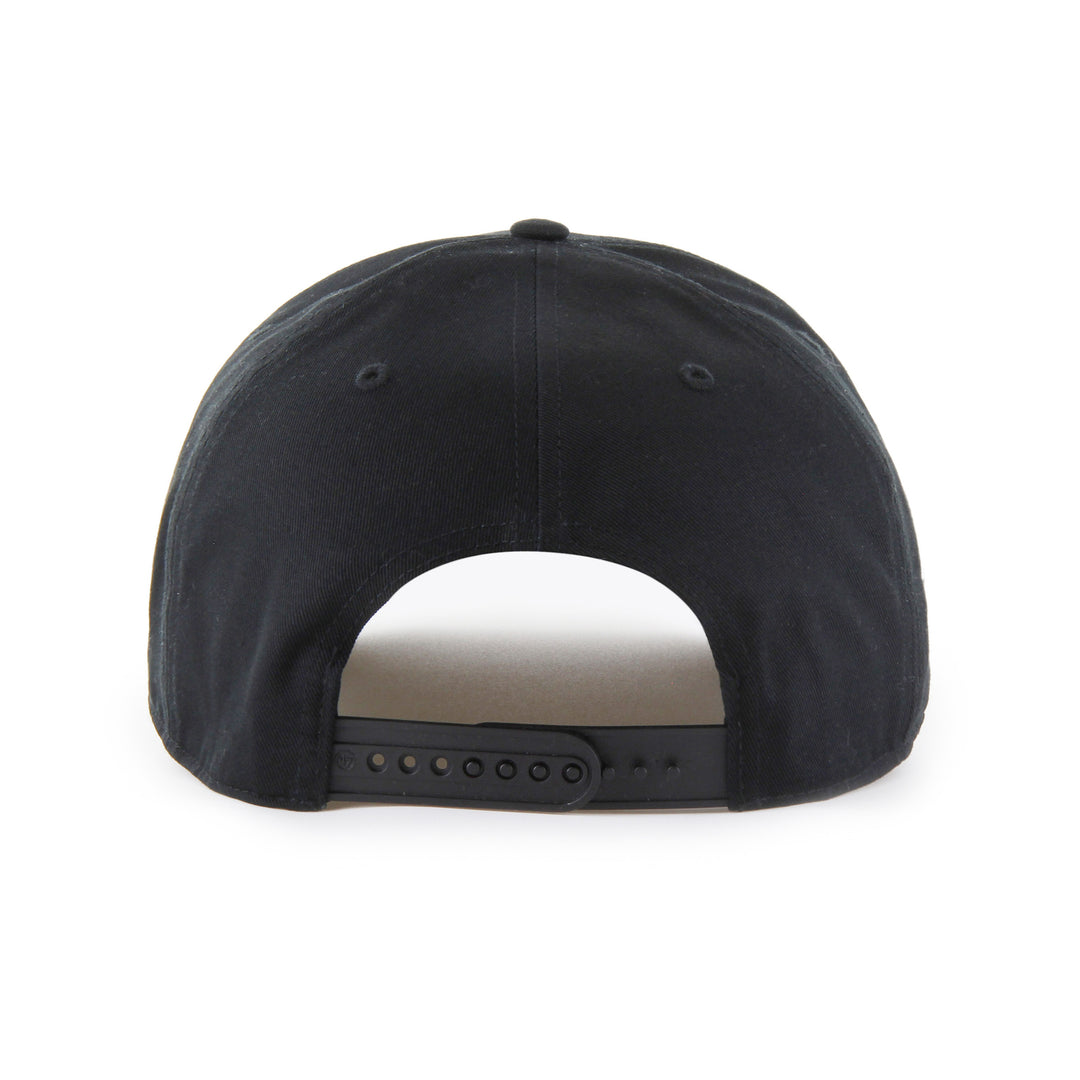 Edmonton Oilers '47 Black Foundational Hitch RF Snapback Hat