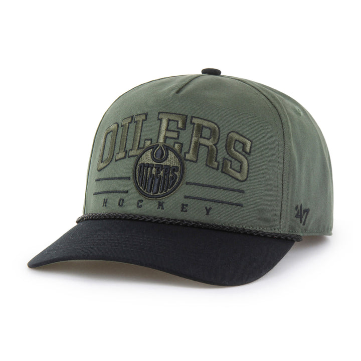 Edmonton Oilers '47 Green Rope Recon Hitch Snapback Hat