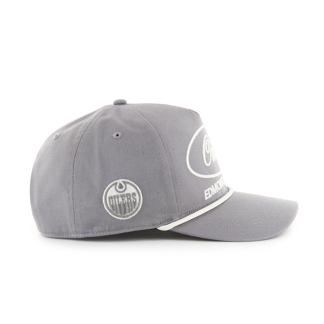 Edmonton Oilers '47 Grey Foundational Hitch RF Snapback Hat