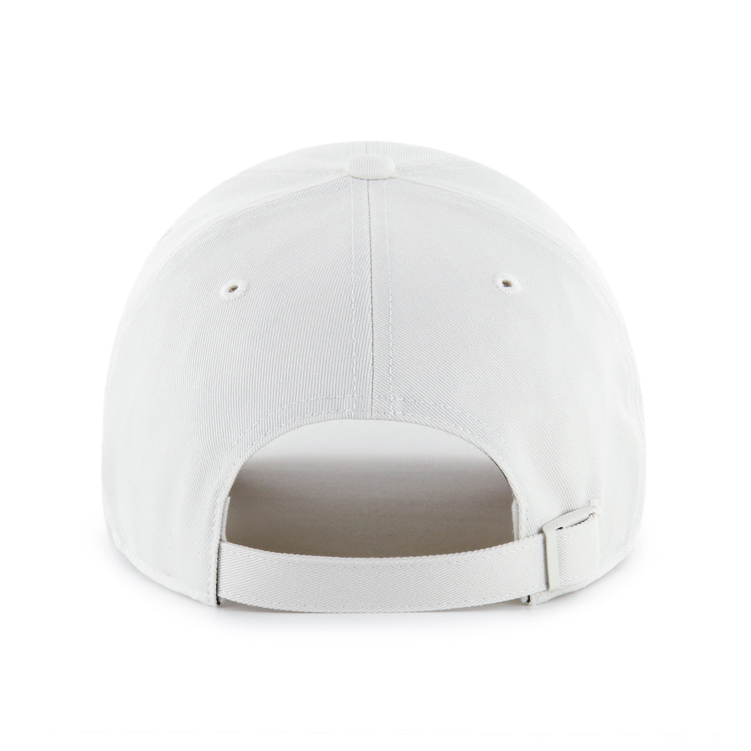 Edmonton Oilers '47 White & Grey Foundational TT Clean Up Adjustable Hat