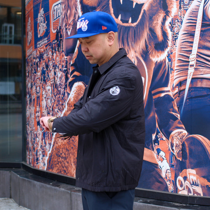 Edmonton Oilers lululemon Insulated Coaches Black Jacket