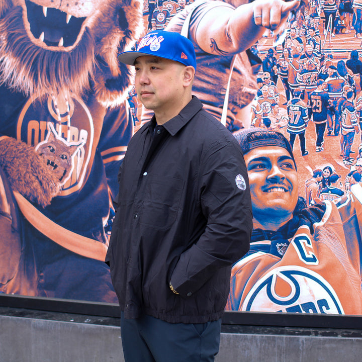 Edmonton Oilers lululemon Insulated Coaches Black Jacket