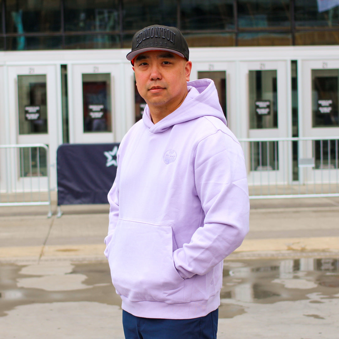Edmonton Oilers lululemon Steady State Pullover Purple Hoodie
