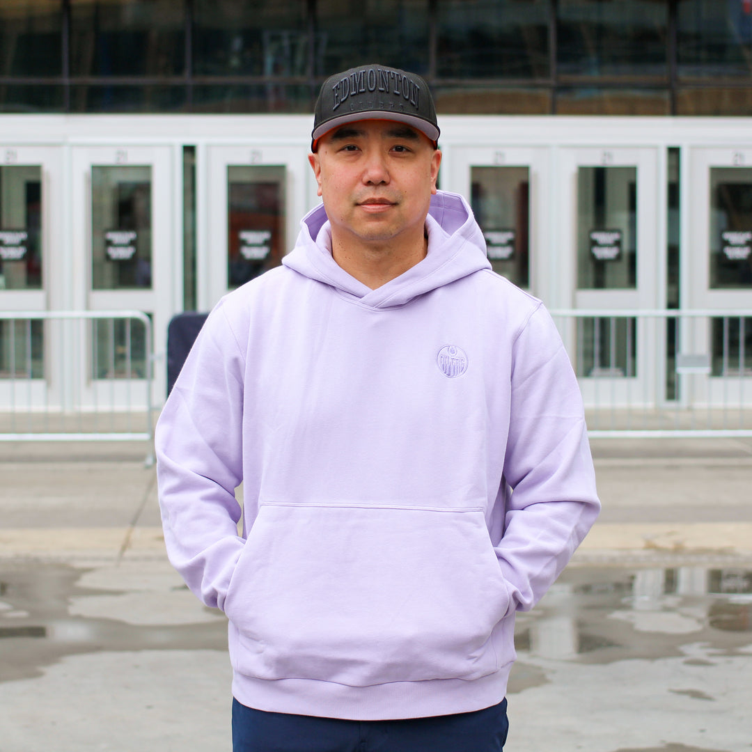 Edmonton Oilers lululemon Steady State Pullover Purple Hoodie