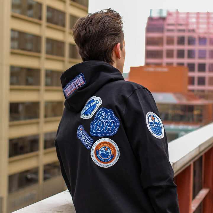 Edmonton Oilers Pro Standard Pick Stitch Black Hoodie