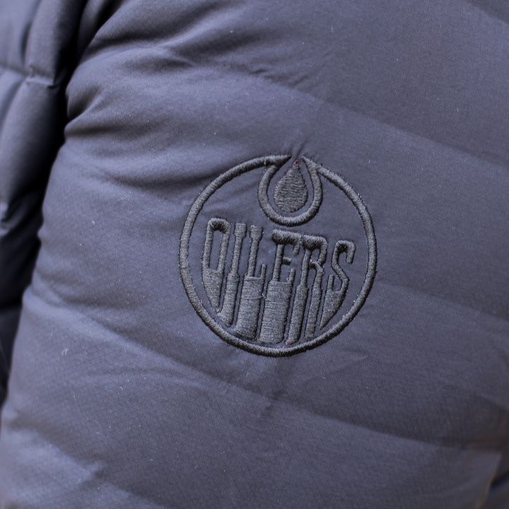 Edmonton Oilers Women's lululemon Pack It Down 700-Fill Black Jacket
