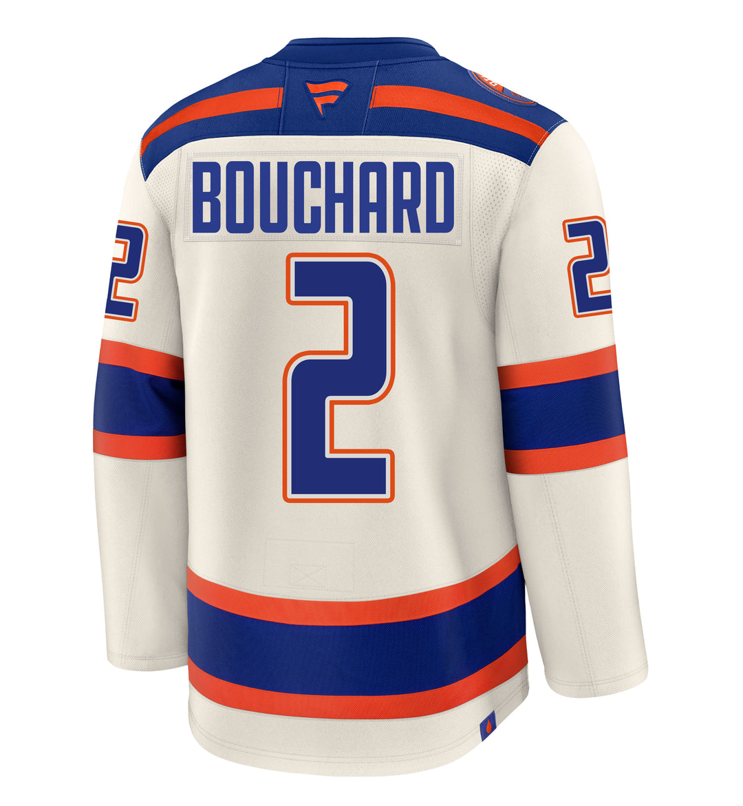 Evan Bouchard Edmonton Oilers Fanatics Premium Cream Alternate Jersey