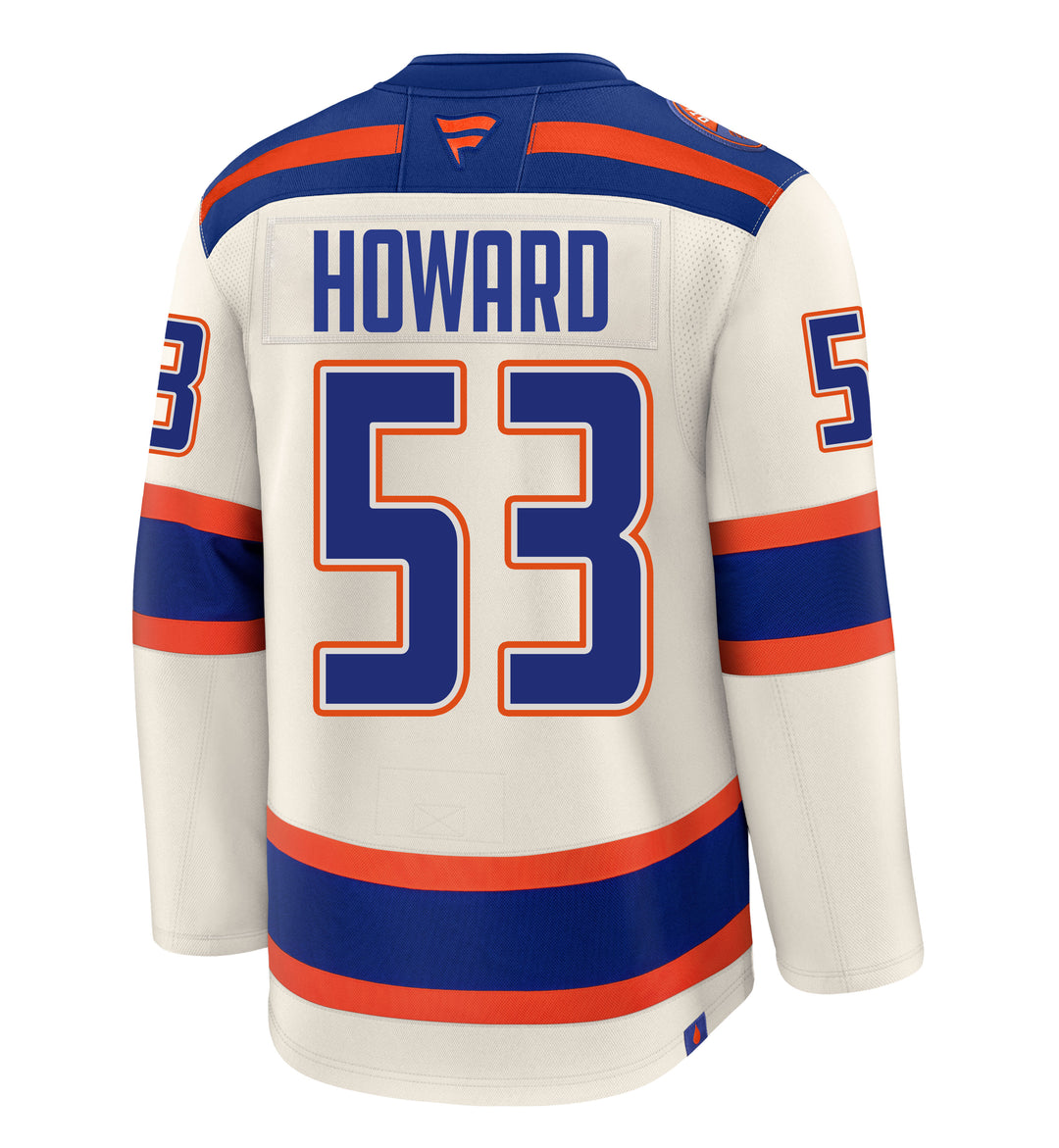 Isaac Howard Edmonton Oilers Fanatics Premium Cream Alternate Jersey